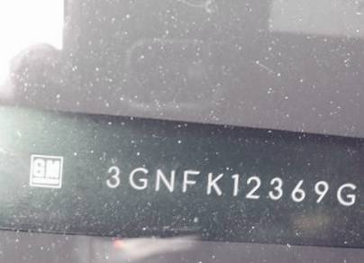 VIN prefix 3GNFK12369G1
