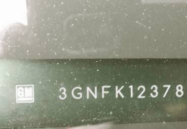VIN prefix 3GNFK12378G1