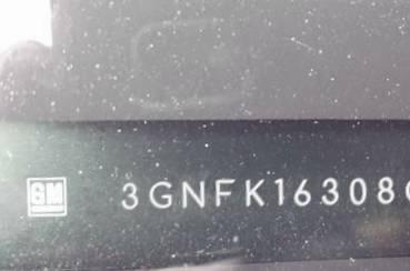 VIN prefix 3GNFK16308G1