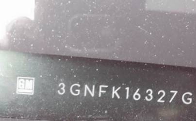 VIN prefix 3GNFK16327G1