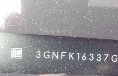 VIN prefix 3GNFK16337G1
