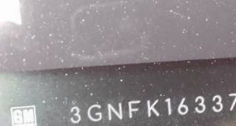 VIN prefix 3GNFK16337G3