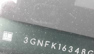 VIN prefix 3GNFK16348G3