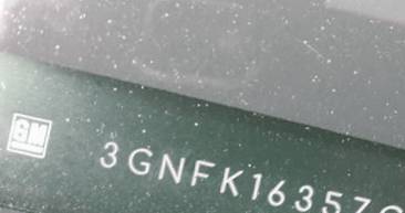 VIN prefix 3GNFK16357G1