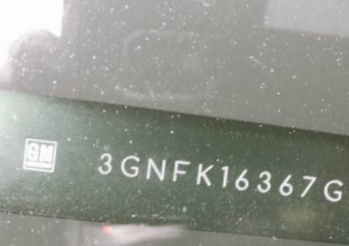 VIN prefix 3GNFK16367G2