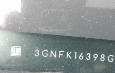 VIN prefix 3GNFK16398G1