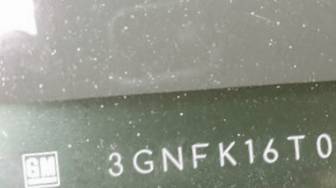 VIN prefix 3GNFK16T01G1