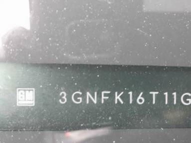 VIN prefix 3GNFK16T11G1