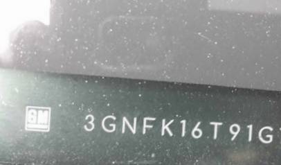 VIN prefix 3GNFK16T91G1