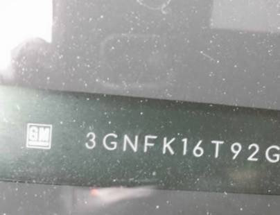 VIN prefix 3GNFK16T92G3