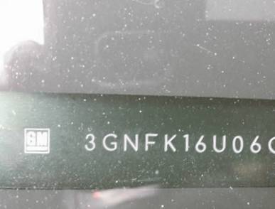 VIN prefix 3GNFK16U06G1