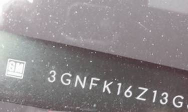 VIN prefix 3GNFK16Z13G3