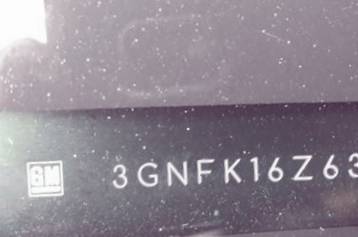VIN prefix 3GNFK16Z63G1