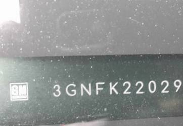 VIN prefix 3GNFK22029G1