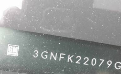 VIN prefix 3GNFK22079G2