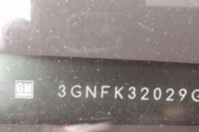 VIN prefix 3GNFK32029G2