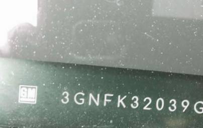 VIN prefix 3GNFK32039G2