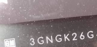 VIN prefix 3GNGK26G41G1