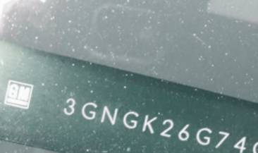 VIN prefix 3GNGK26G74G1
