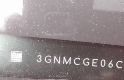 VIN prefix 3GNMCGE06CG1