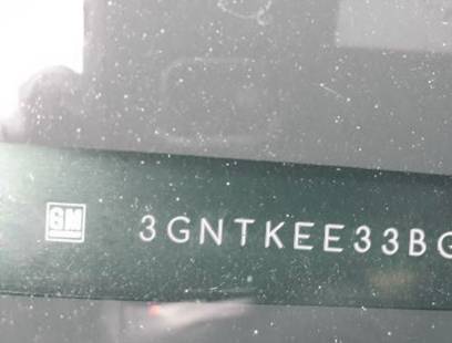 VIN prefix 3GNTKEE33BG1