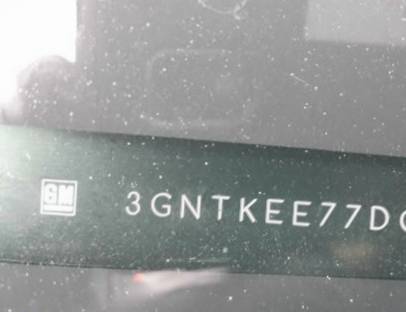 VIN prefix 3GNTKEE77DG3