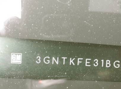 VIN prefix 3GNTKFE31BG1