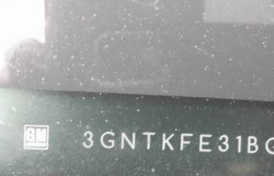 VIN prefix 3GNTKFE31BG3