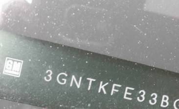 VIN prefix 3GNTKFE33BG1