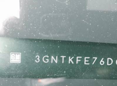 VIN prefix 3GNTKFE76DG1