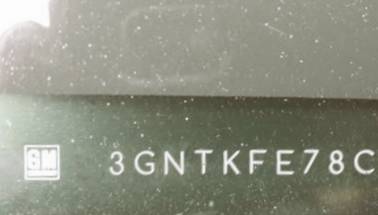 VIN prefix 3GNTKFE78CG1