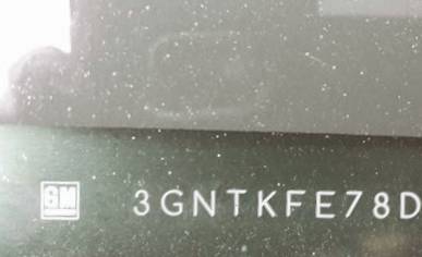 VIN prefix 3GNTKFE78DG3