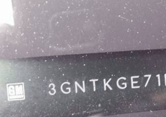 VIN prefix 3GNTKGE71DG1