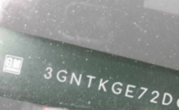 VIN prefix 3GNTKGE72DG1