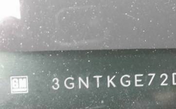 VIN prefix 3GNTKGE72DG2