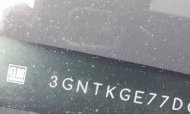 VIN prefix 3GNTKGE77DG1