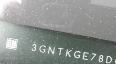 VIN prefix 3GNTKGE78DG2