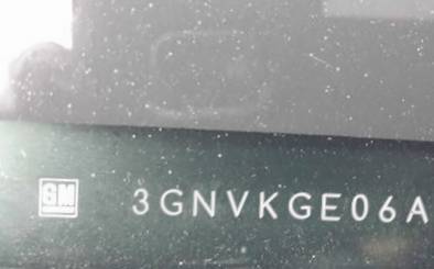 VIN prefix 3GNVKGE06AG1