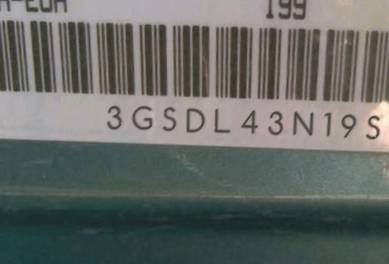 VIN prefix 3GSDL43N19S6