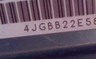 VIN prefix 4JGBB22E58A4
