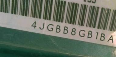 VIN prefix 4JGBB8GB1BA7