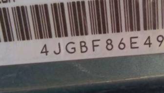 VIN prefix 4JGBF86E49A5