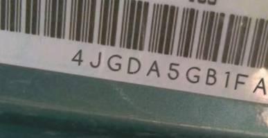 VIN prefix 4JGDA5GB1FA5