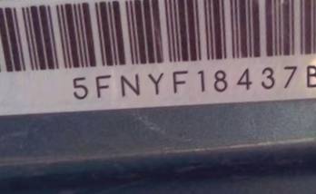 VIN prefix 5FNYF18437B0
