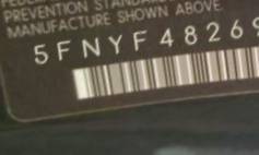 VIN prefix 5FNYF48269B0