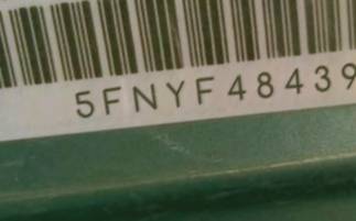 VIN prefix 5FNYF48439B4