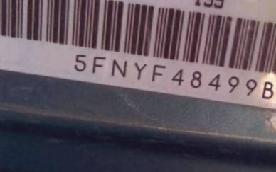 VIN prefix 5FNYF48499B0