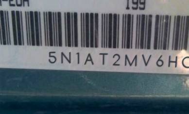 VIN prefix 5N1AT2MV6HC7