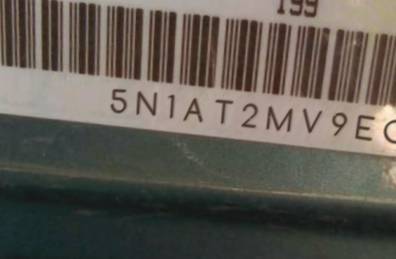 VIN prefix 5N1AT2MV9EC8