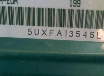 VIN prefix 5UXFA13545LY